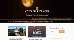 Desktop Screenshot of costadelestenews.com.ar
